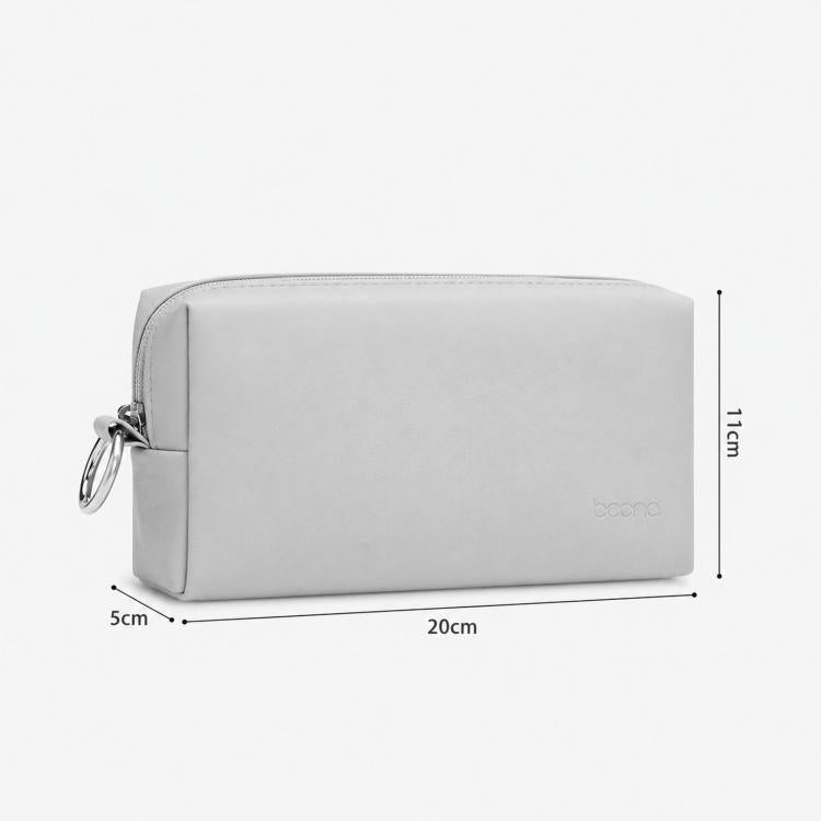 Baona BN-Q003 Large Laptop Power Adapter Charger Mouse Electronics Organizer Pouch PU Leather Travel Tech Case — view 9