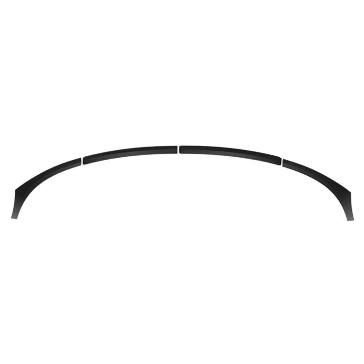 For Tesla Model Y / Y L Car Front Windshield Ambient Light Decorative Trim Strip — Matte Carbon Fiber