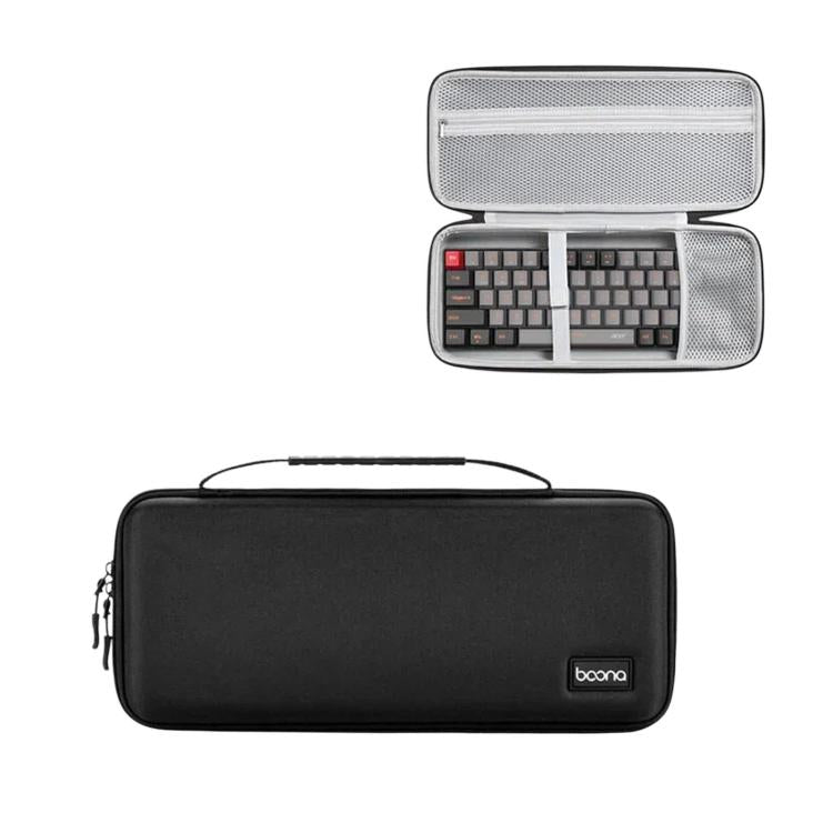 Baona BN-F039 Hard EVA Mechanical Keyboard Case Travel Protective Storage Bag — Gray Mini