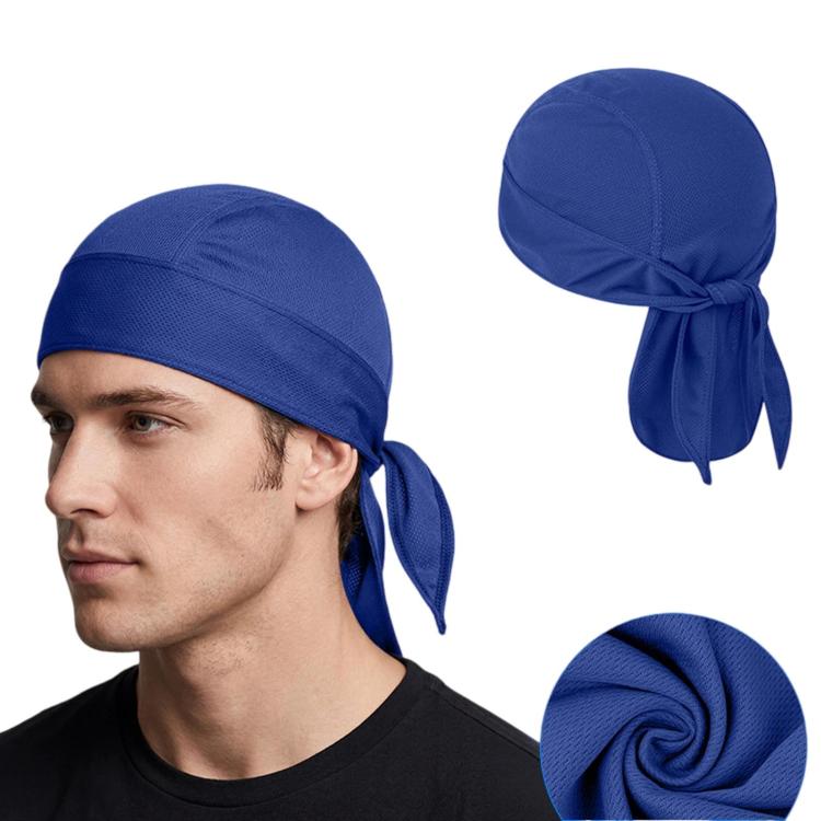 Outdoor Quick-Dry Mesh Pirate Hat Summer Sun Shade Motorcycle Sports Headscarf — Pink