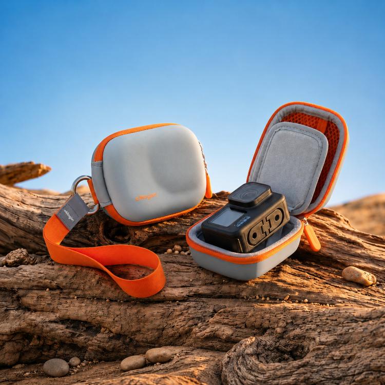 AMagisn ChicLite Series Action Camera Mini Carrying Case For Insta360, DJI Osmo Action & GoPro Hero — Grey