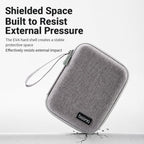 Baona BN-F015 Hard EVA Power Adapter Case Shockproof Mouse Electronics Organizer Cable Travel Pouch — view 5