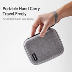 Baona BN-F015 Hard EVA Power Adapter Case Shockproof Mouse Electronics Organizer Cable Travel Pouch — view 6