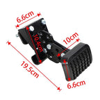 DH-1042 Adjustable Gas & Brake Pedal Extender Throttle And Brake Pedal Extension Kit — view 3