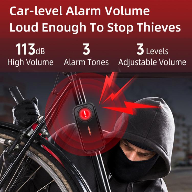 SF06R IP66 Waterproof Long-Distance Wireless Vehicle Vibration Anti-Theft Alarm