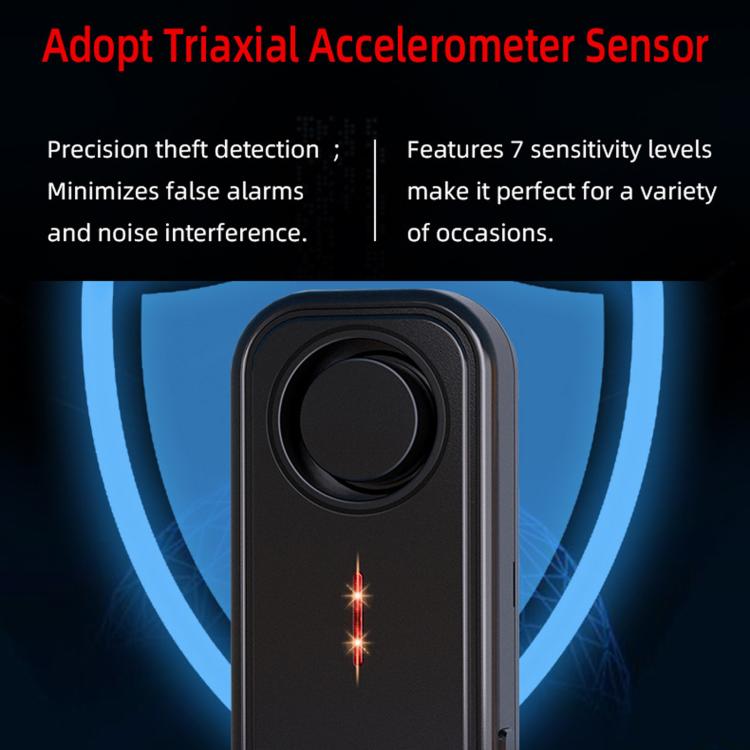 SF06R IP66 Waterproof Long-Distance Wireless Vehicle Vibration Anti-Theft Alarm
