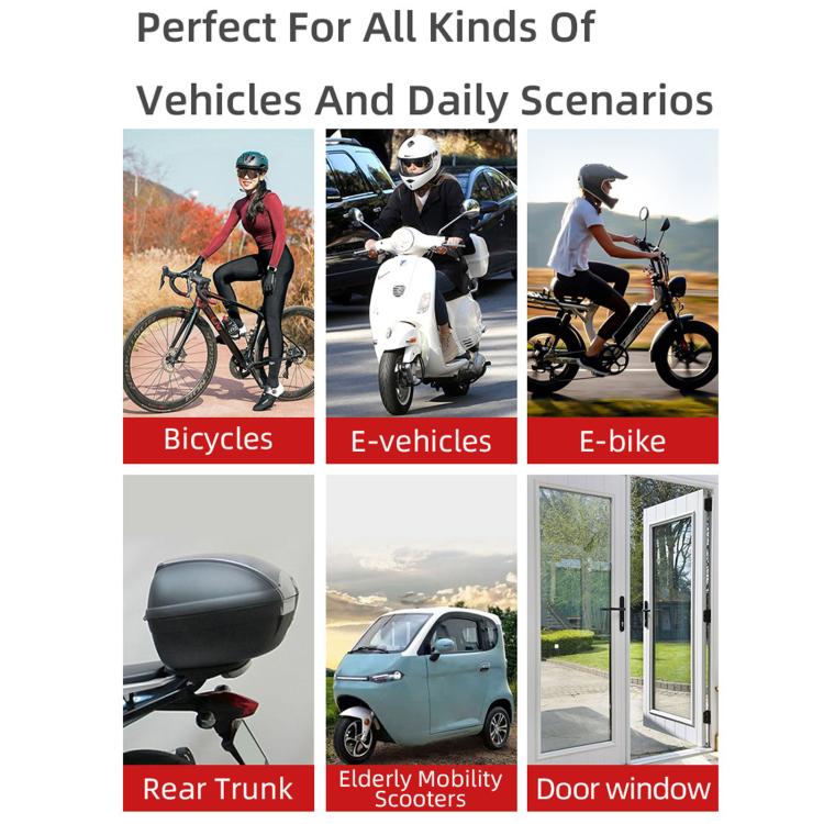 SF06R IP66 Waterproof Long-Distance Wireless Vehicle Vibration Anti-Theft Alarm