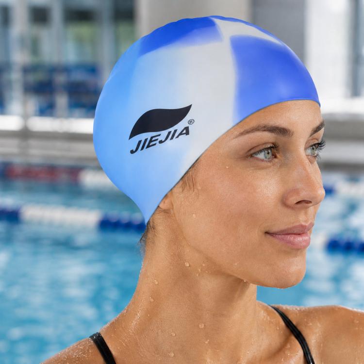 JIEJIA Extra Large Elastic Waterproof Silicone Swim Cap — MC109