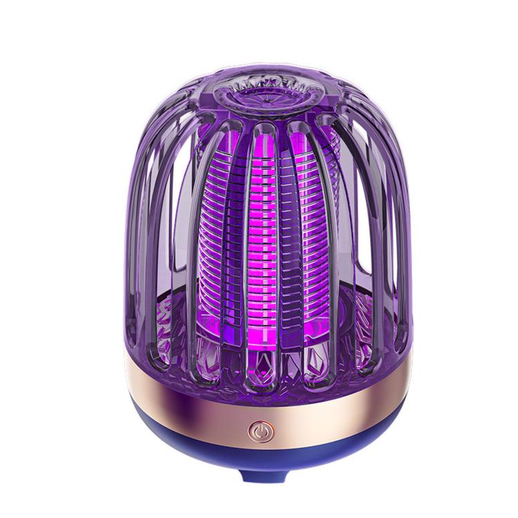Home USB Electric Mosquito Killer Outdoor LED Mosquito Lamp — Navy Blue Rechargeable