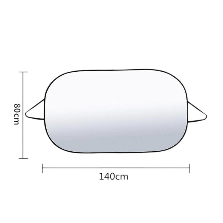 Silver Coated Car Front Windshield Sunshade Vehicle Heat Insulation Sun Shield