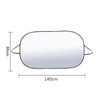 Silver Coated Car Front Windshield Sunshade Vehicle Heat Insulation Sun Shield