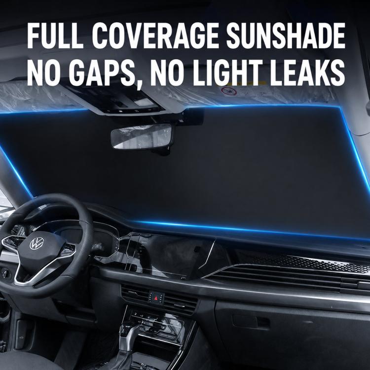 Silver Coated Car Front Windshield Sunshade Vehicle Heat Insulation Sun Shield
