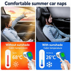 Silver Coated Car Front Windshield Sunshade Vehicle Heat Insulation Sun Shield