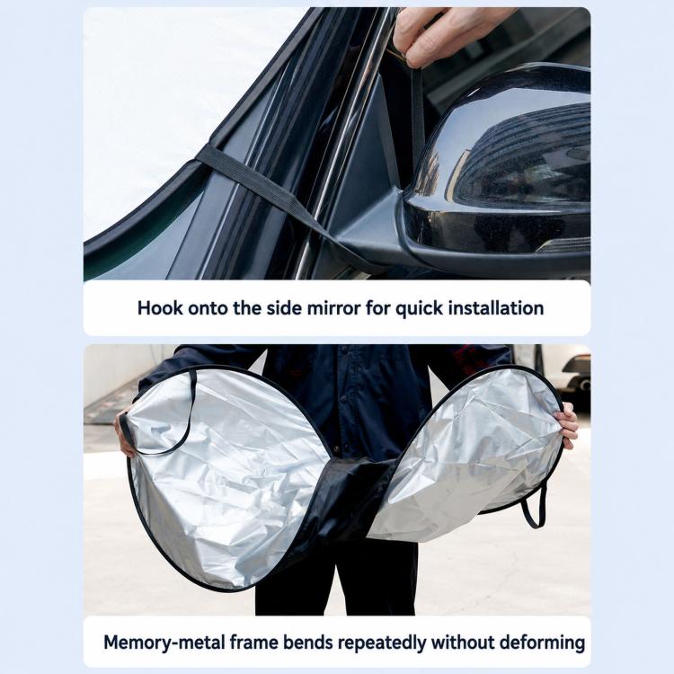 Silver Coated Car Front Windshield Sunshade Vehicle Heat Insulation Sun Shield