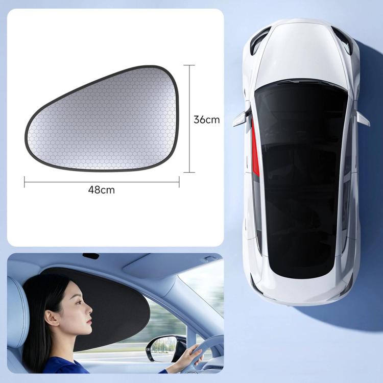 Graphene Car Window Sunshades Electrostatic Adsorption Heat Insulation Car Curtains For UV Protection