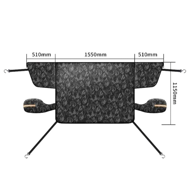 Camouflage Thickened Windproof Car Snow Shield Magnetic Windshield Snow & Sun Cover