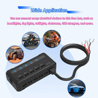 12V Universal Car Motorcycle Fuse Box Relay Kit With Quick Connector