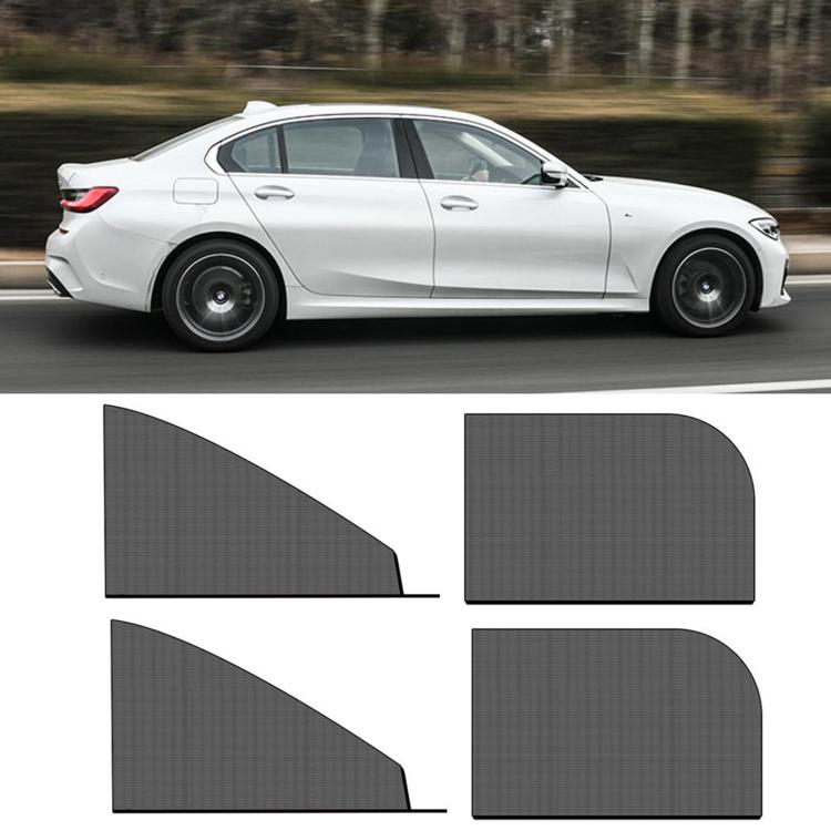 Car Window Sunshade Mosquito Curtain Mesh Fabric Auto Window Sun Block Cover — SUV Rear Window