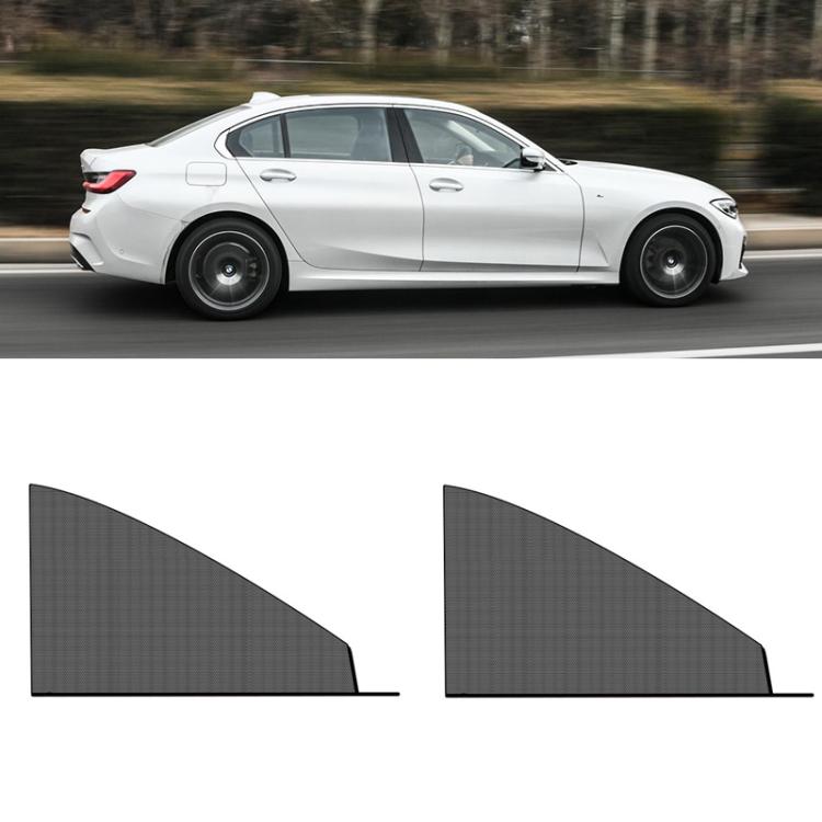 Car Window Sunshade Mosquito Curtain Mesh Fabric Auto Window Sun Block Cover — SUV 2pcs Front Window + 2pcs Rear Window