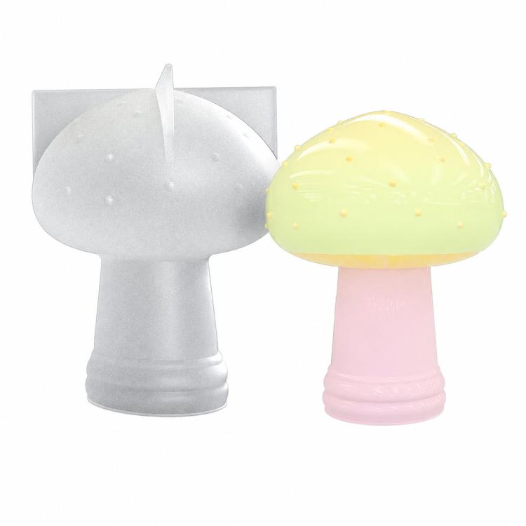 3D Mushroom Silicone Molds for Epoxy Resin Casting DIY Aromatherapy Gypsum / Candle / Soap — 003