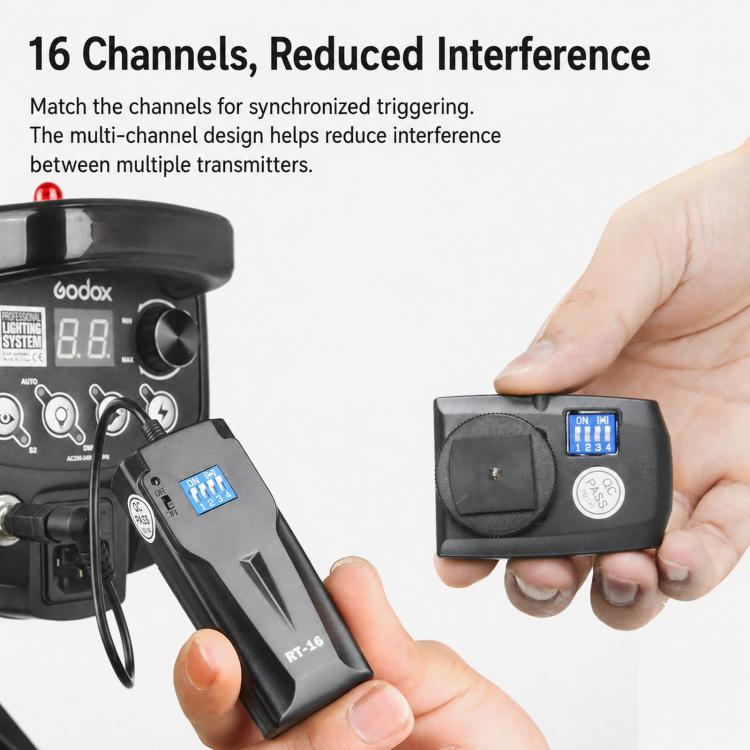 Godox RT16 Flash Trigger Studio Light Photography Light DSLR Camera Remote Control Wireless Sync Trigger