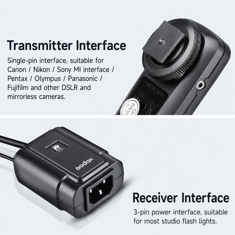 Godox DM16 Camera Flash Sync Universal Wireless Trigger For DSLR Cameras