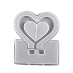 Heart Photo Frame Resin Mold Silicone Set Hanging Picture Frame Casting Mold — view 6