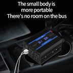 XUYUAN 12V To 110V Car-Modified Sine Wave Inverter 500W With Display Screen