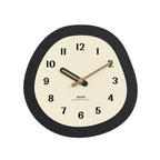 wozoom Modern Oval Wall Clock Silent Non Ticking Walnut Wood Pendulum Decorative Timepiece — Minimalist Medium