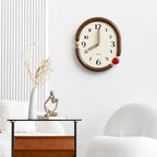 wozoom Retro Oval Wall Clock Silent Decorative Quartz Clock — view 20