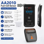 High-precision Electrochemical Alcohol Detector With Wireless Printer, EU Plug