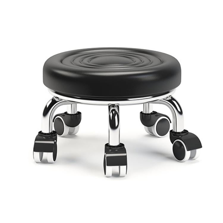 Low Rolling Stool with Wheels Small Swivel Roller Stool