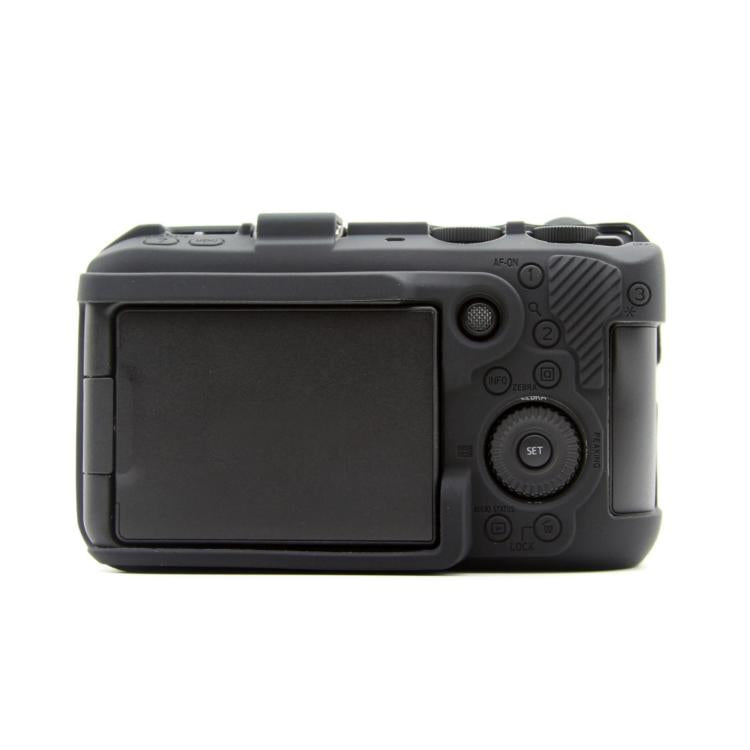 For Canon EOS R6 V Soft Silicone Protective Case — Black