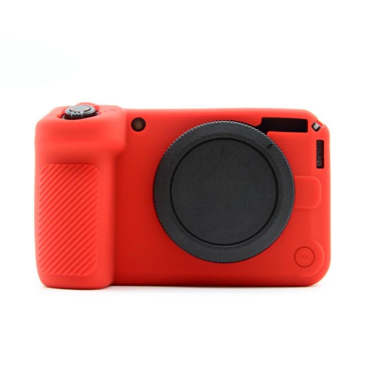 For Canon EOS R6 V Soft Silicone Protective Case — Beige