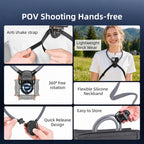 Flymile First-person Perspective Shot Magnetic Quick-release Neck Brace — view 10