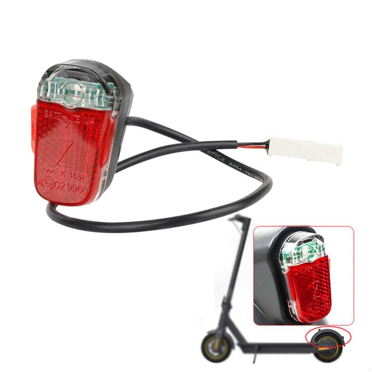 Rear Tail Light For Ninebot MAX G30 / G30D Electric Scooter Waterproof LED Brake Light Replacement