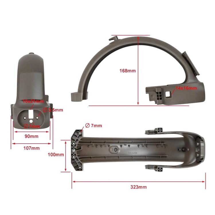 Scooter Rear Mudguard