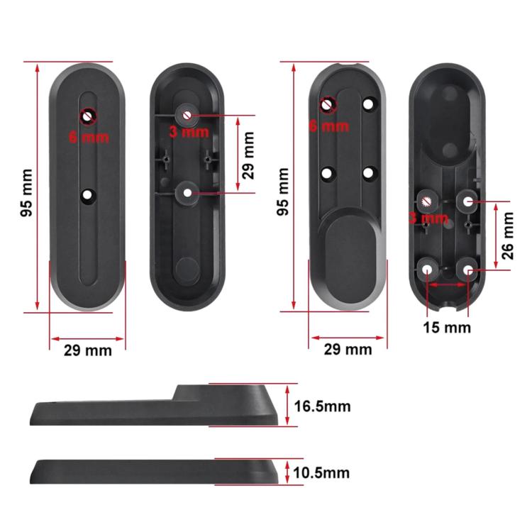 For Xiaomi 4 / 4 Lite Electric Scooter Decorative Side Cover
