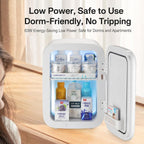 Kaijixiong Dual Core 20L Mini Digital Display Car Fridge Portable Silent Refrigerator For Car & Home Use