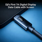 Original 7A USB-C Digital Display Cable For DJI Power 140W GaN Charger