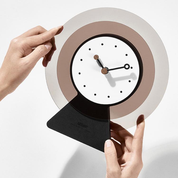 Wozoom Acrylic Desk Clock Living Room Decor Silent Table Clock — view 7