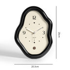 wozoom Modern Irregular Desk Clock Silent Table Clocks For Living Room Decor — view 12