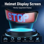 Motorcycle Helmet LED Full-Color Display Screen APP Controlled Riding Light Panel