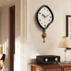 wozoom Irregular Pendulum Wall Clock Silent Quartz Clock For Living Room Decor — view 10