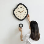 wozoom Irregular Pendulum Wall Clock Silent Quartz Clock For Living Room Decor — view 12