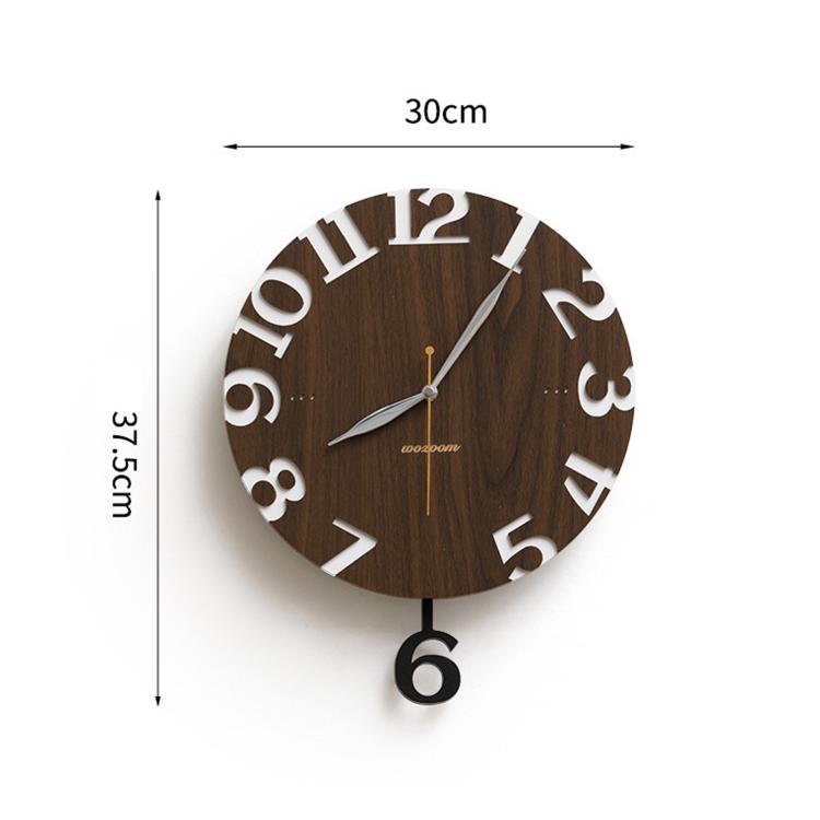 wozoom Modern Wall Clock Living Room Kitchen Decor Silent Clock — view 12