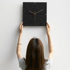 wozoom Silent Modern Wood Pointer Decorative Wall Clock — view 9