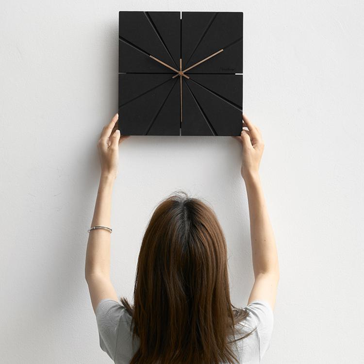 wozoom Silent Modern Wood Pointer Decorative Wall Clock — view 9
