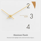 wozoom Modern Wall Clock Silent Wooden Living Room Decorative Clock — view 11