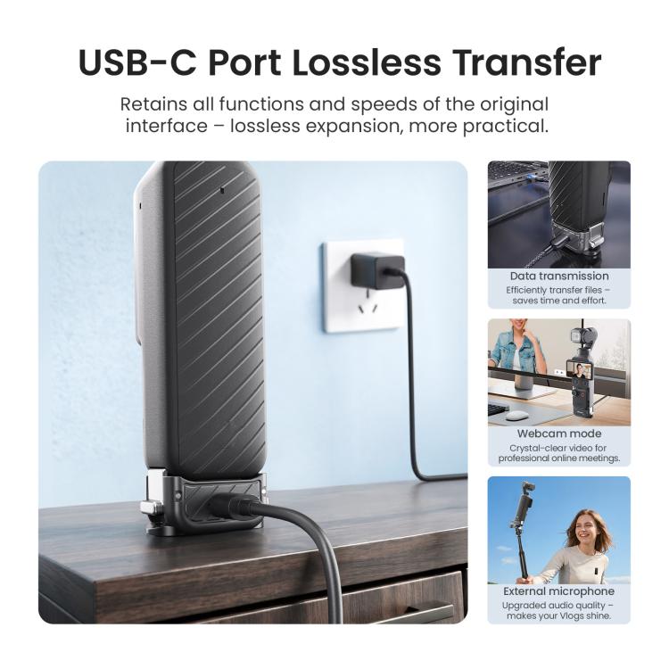 aMagisn Dual-Interface Quick Release Mount for DJI Pocket 4 / 3
